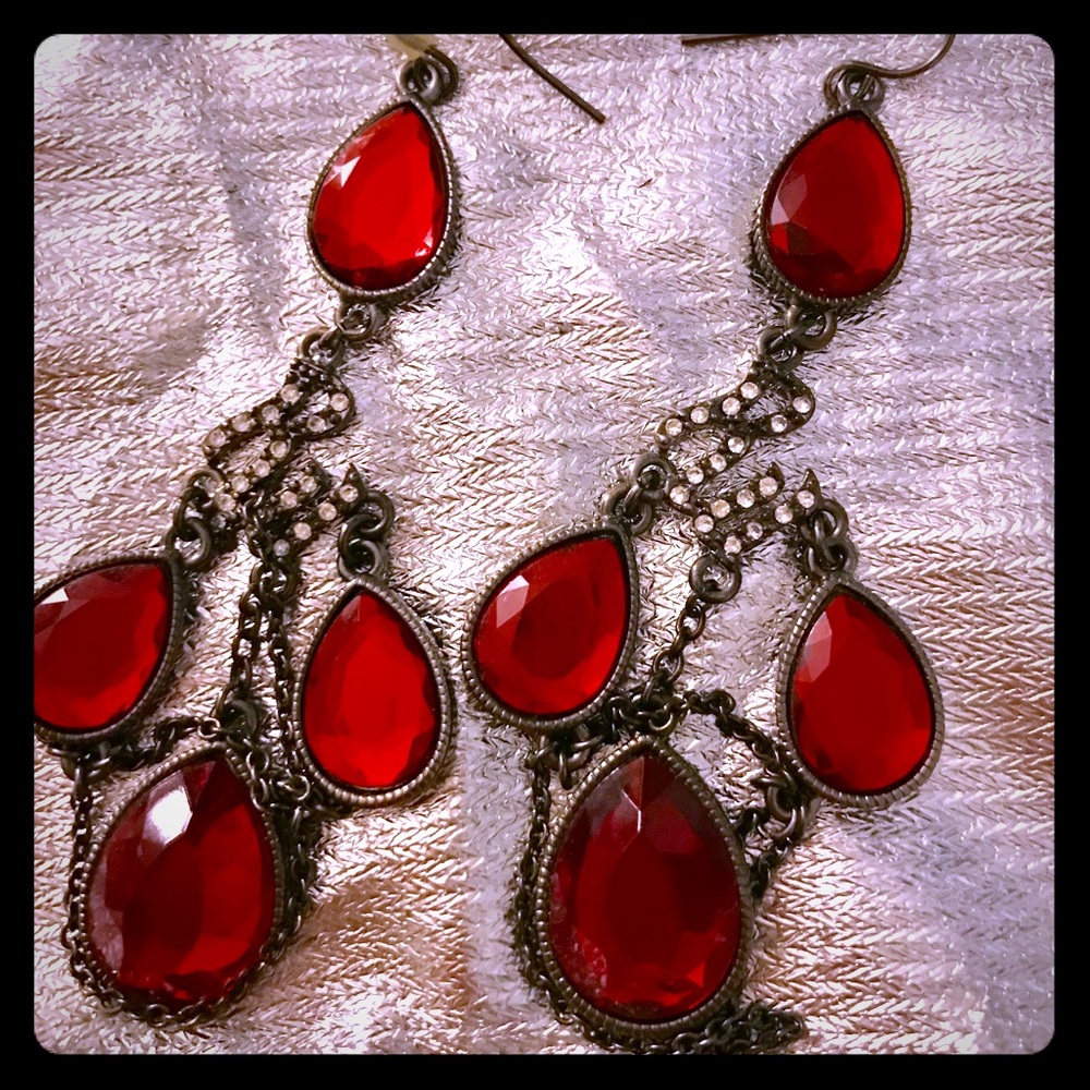 Red Earrings